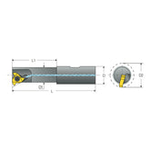 External and Internal Toolholders TMS - Single Point (Standard Inserts) - Big-tools Industrial Supply Tools for Metal Cutting